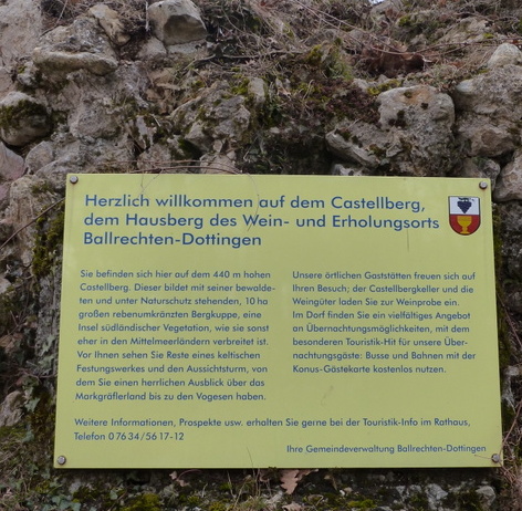 Castellberg plakette